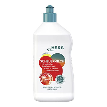 HAKA scouring cream, 375 uses, against dirt, grease and limescale stains, lemon scent, 750 ml on sale